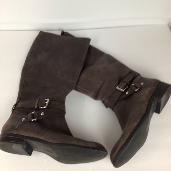 Enzo Angiolini brown harness riding boots in 7.5 - Picture 1 of 14